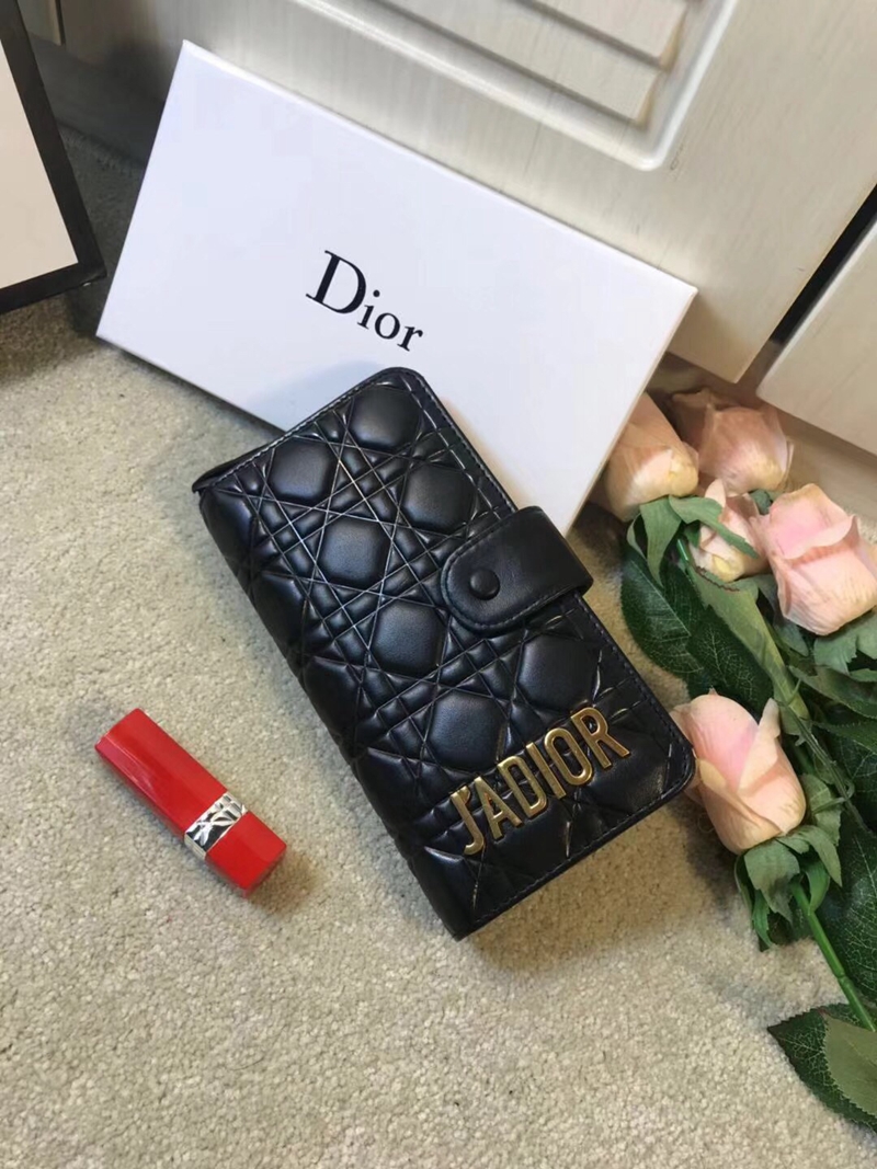 Dior ディオール 長財布 ユニーク設計 男女兼用ウォレット